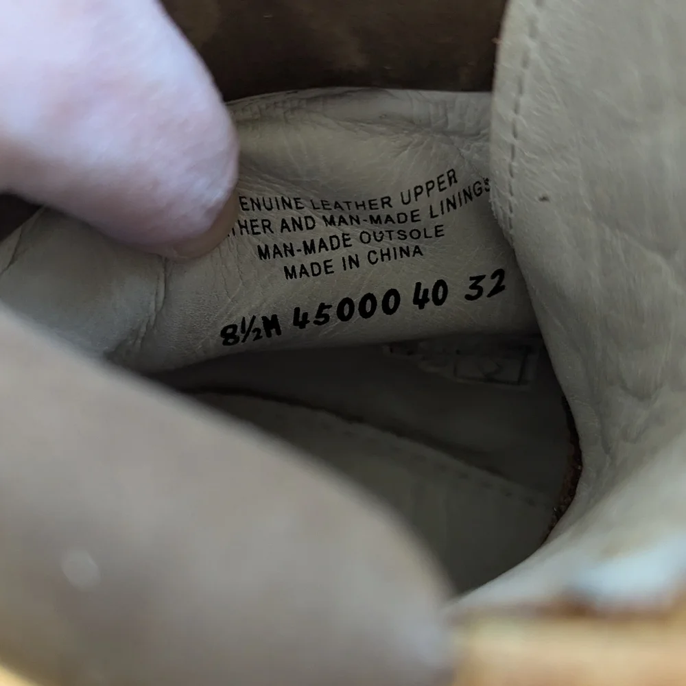 Vintage‎ Y2K Timberland Tan Construction Boots